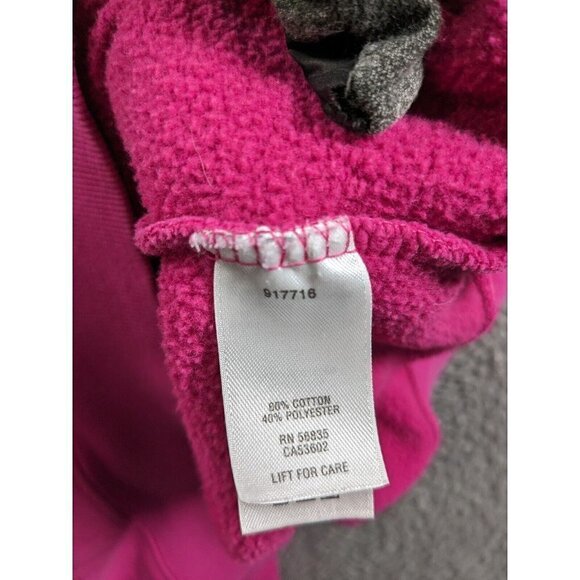 Cabela's Hoodie Womens Medium Pullover Sweatshirt Cotton Poly Spellout Pink - Picture 5 of 15